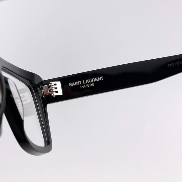 Saint Laurent  SL 469 Wave 001 Sunglasses Black Smoke Square Unisex - Picture 7 of 12